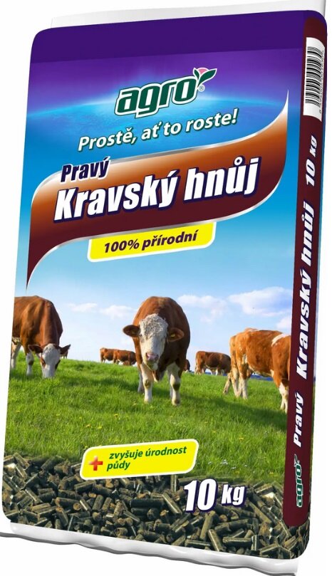 Pravý kravský hnoj 10 kg