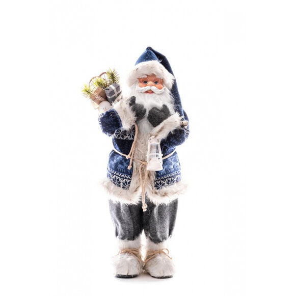 Santa s batohom a lampášom, 60 cm