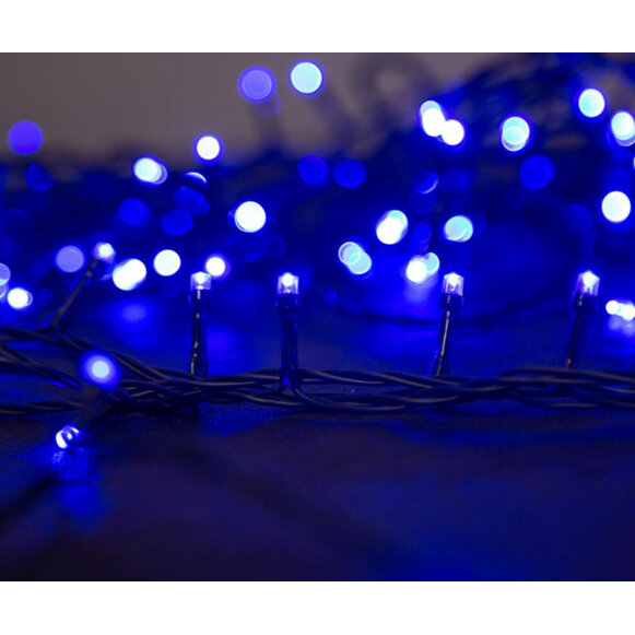 Serpens, 100 LED modrá, 8 funkcií, exteriér