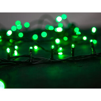 Serpens, 100 LED zelená, 8 funkcií, exteriér
