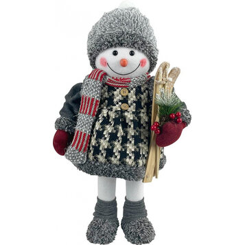 Snehuliak dievča s lyžami, 50 cm