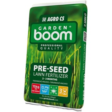 Trávnikové hnojivo Garden Boom - Pre-seed