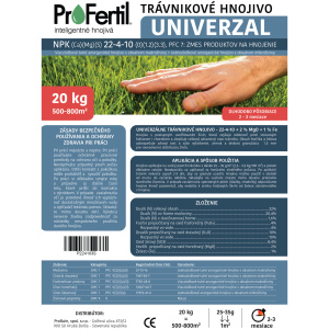 ProFertil Univerzal 22-4-10+2MgO+1, 1,5 mm hnojivo (20kg)